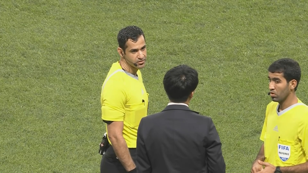 賈西姆執(zhí)法亞冠海港客戰(zhàn)神戶勝利船,此前主哨國足0-7日本