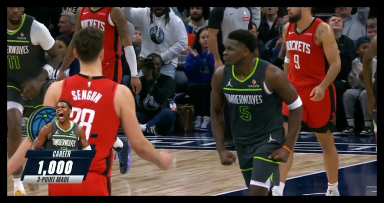 23歲186天!愛德華茲成NBA歷史上最年輕投進(jìn)1000記三分球員