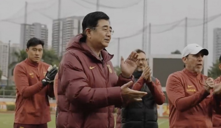 U20亞洲杯開賽在即,足協(xié)主席宋凱探班U20國(guó)青隊(duì)