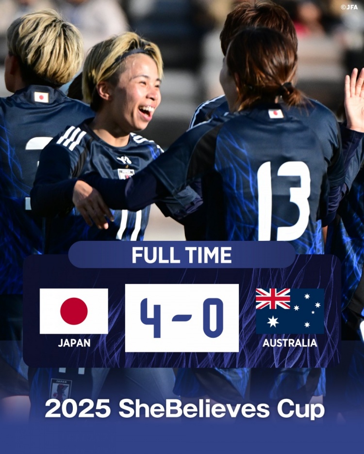 熱身賽日本女足4-0澳大利亞女足,田中美南2射1傳&長谷川唯任隊(duì)長