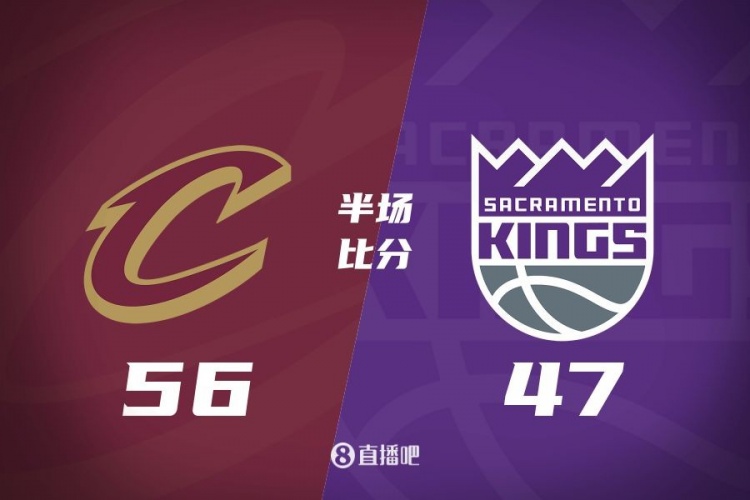 半場戰(zhàn)報(bào):騎士領(lǐng)先國王9分 蒙克14分4助 米切爾9分5板杰羅姆12分