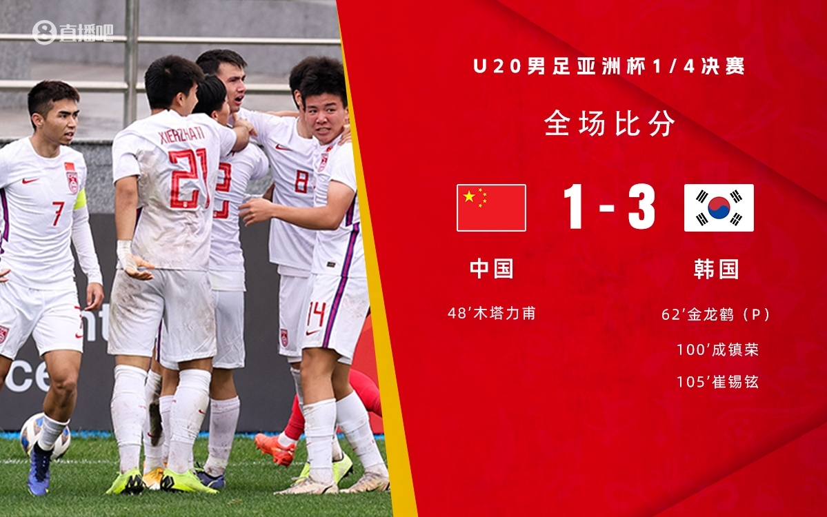  復(fù)仇！U22國(guó)足絕殺復(fù)仇韓國(guó)，2年前U20亞洲杯加時(shí)憾負(fù)無緣世青賽