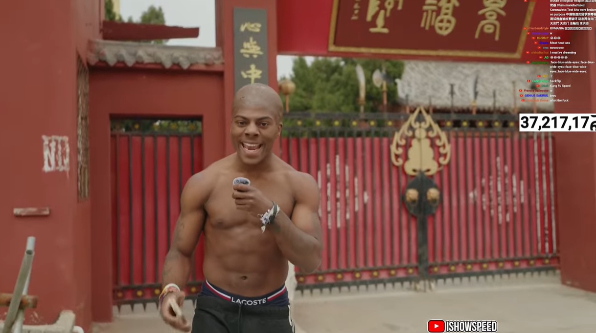  光頭造型！Speed中國行來到鄭州少林寺，上香拜佛學(xué)功夫